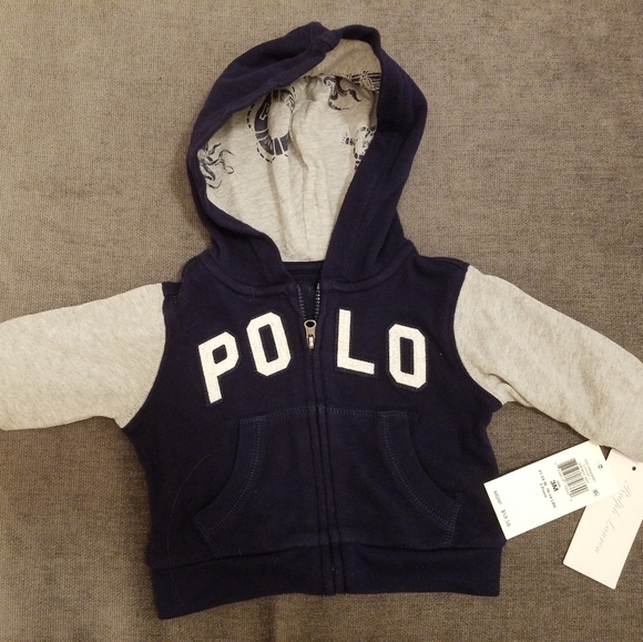 baby polo hoodie